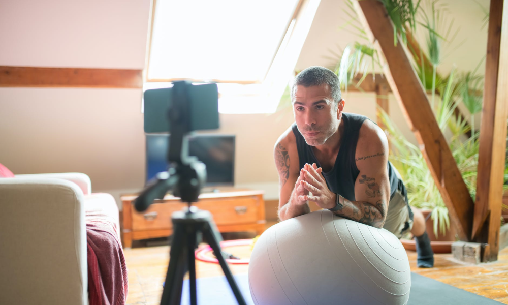 Pre record your exercise videos for your clients! 